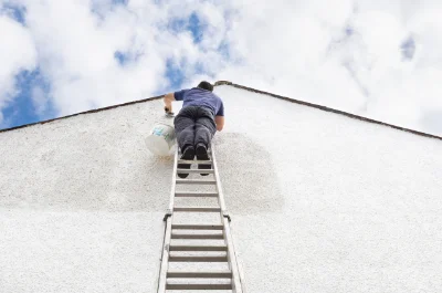 Peinture extérieure au Vanneau-Irleau — façades et ravalement
